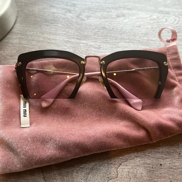 Miu Miu | Accessories | Miu Miu Sunglasses Womens Half  display picture 2